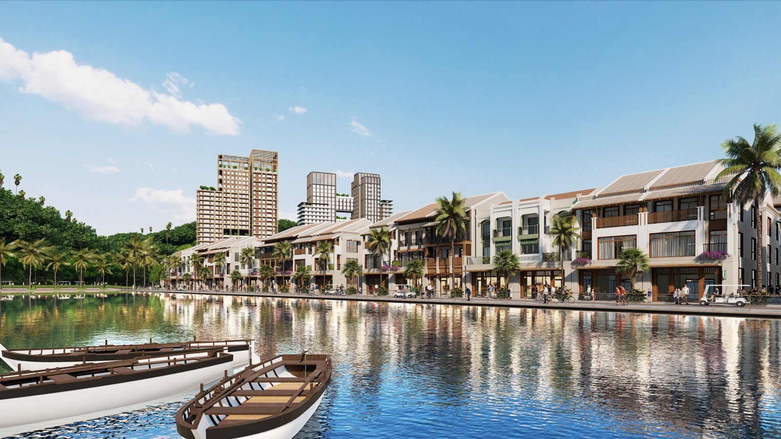 Bến du thuyền quốc tế xa hoa